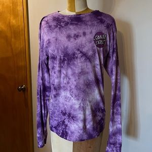 Santa Cruz Purple Tiedye Longsleeve
